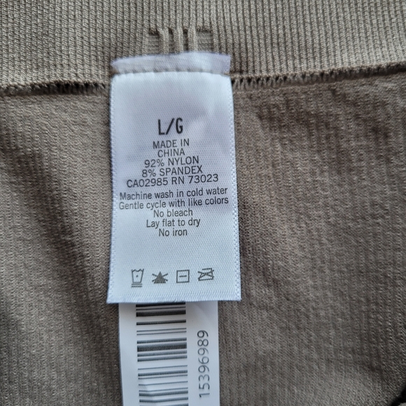 Aeropostale Seamless Ribbed Legging Neutral Monochrome NWT Size L - Picture 5 of 12